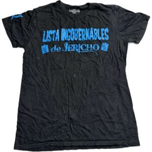 WWE Lista Ingobernables de Chris Jericho T-shirt Size M Pro Wrestling‎ Tees